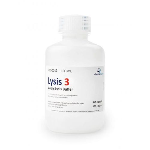 缓冲溶液试剂 - Lysis 3 - Chemometec - 用于研究