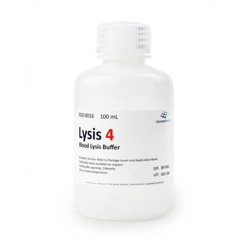 缓冲溶液试剂 - Lysis 4 - Chemometec - 用于研究