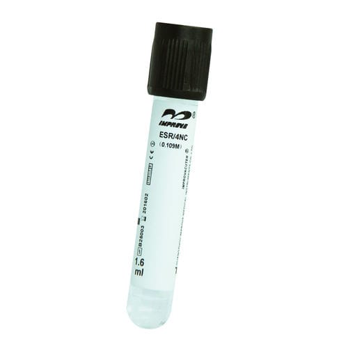 ESR采样管 - IMPROVACUTER® 642160200, IMPROVACUTER® 645122005 - Improve Medical - 圆柱 / 柠檬酸钠
