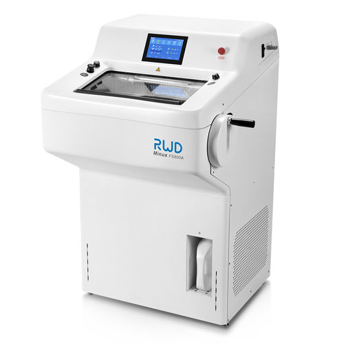 自动低温切片机 - Minux® FS800A - RWD Life Science - 用于组织学 / 机动