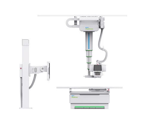 数字放射成像系统 - EMX3000 - EST Medical Equipment - 多功能放射照相 / 天轨旋转球管 / 带落地式滤线器