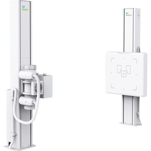 数字放射成像系统 - EMX2040 - EST Medical Equipment - 多功能放射照相 / 不带检查台 / 带落地式滤线器