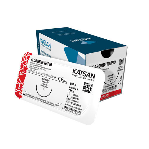 短期可吸收缝合线 - ALCASORB&reg; RAPID - KATSAN Medical Devices - 眼科手术 / 伤口手术 / 小儿综合外科手术