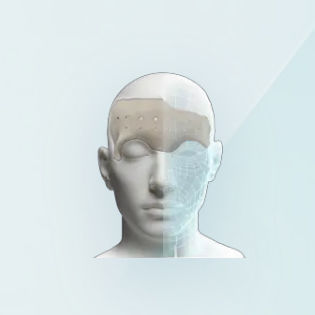 脸部整形假体 - 3D - Kontour Medical Technology - 解剖型 / 硅胶