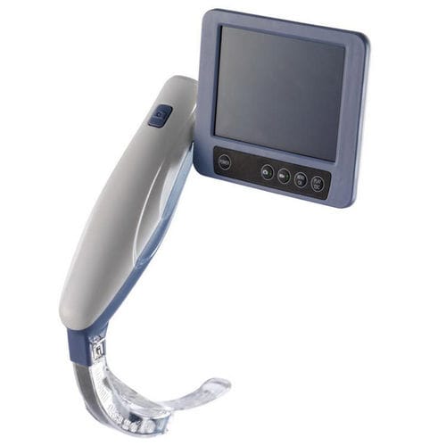 带视频显示器电子喉镜 - MVL - Marshall Airway Products - 带刀头