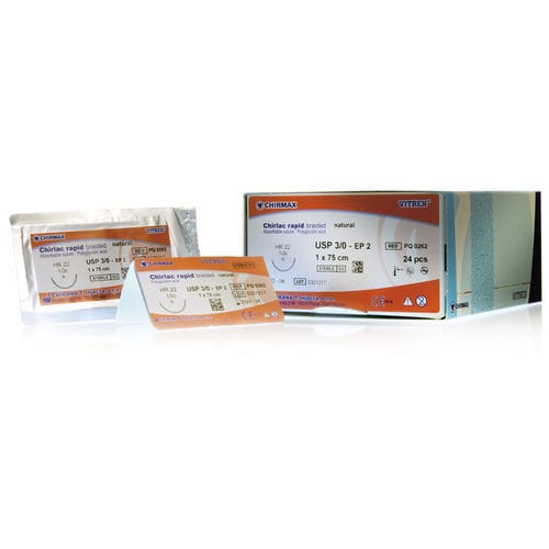 可吸收缝合线 - Chirlac - Vitrex Medical A/S - 眼科手术 / 小儿综合外科手术 / 5-0
