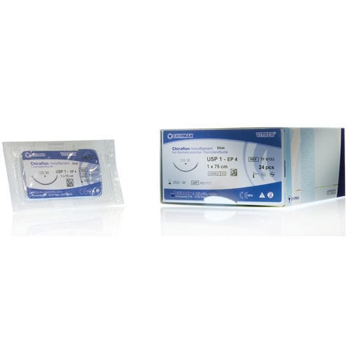 不可吸收缝合线 - Chiraflon  - Vitrex Medical A/S - 眼科手术 / 矫形外科手术 / 整形手术