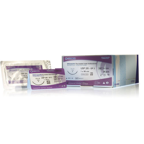 中期可吸收缝合线 - Chirasorb Plus - Vitrex Medical A/S - 软组织手术 / 5-0 / 4-0