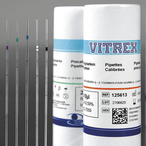 手动移液管 - Precalibrated  - Vitrex Medical A/S - 毛细管 / 固定容量
