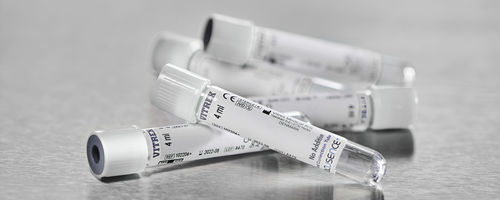 实验室采样管 - Vacusence+ - Vitrex Medical A/S - 圆柱 / 血液 / 尿液