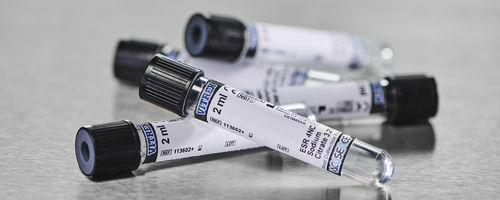 沉淀分析采样管 - Vacusence 11  - Vitrex Medical A/S - 圆柱 / 血液 / PET