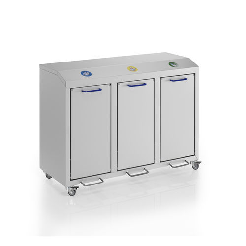 可回收垃圾桶 - G®-COLLECT X 2001  - Gmöhling Transportgeräte GmbH - 塑料 / 聚丙烯 / 阳极氧化铝