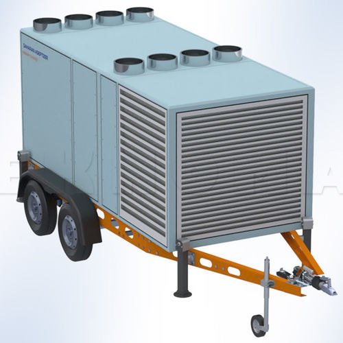 移动式空气净化器 - Saharan - TEKNOMAR LTD - 紫外线C / HEPA H14 / 用于医院
