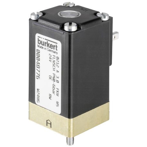 医用阀门 - 0212 - Bürkert GmbH & Co. KG Fluid Control Systems - 气体 / 螺线管式 / 不锈钢