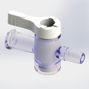 带龙头阀输液接头 - 561026 - Elcam Medical Italy - 直线型 / LUER®-lock