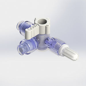 带龙头阀输液接头 - 581813 - Elcam Medical Italy - T形 / LUER®-lock