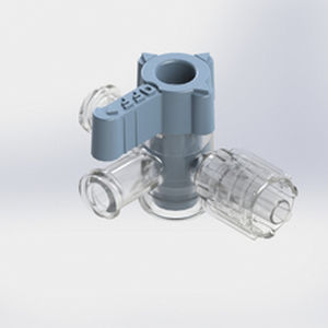 带龙头阀输液接头 - 563378 - Elcam Medical Italy - T形 / LUER®-lock