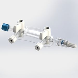 3通型无针输液接头 - 427148 - Elcam Medical Italy - 重症监护