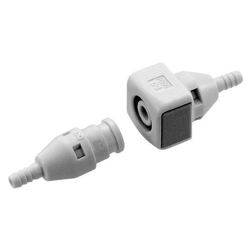 医疗气体连接器 - Cube Cupla - Nitto Kohki Europe GmbH - 紧凑型 / 直线型 / 塑料