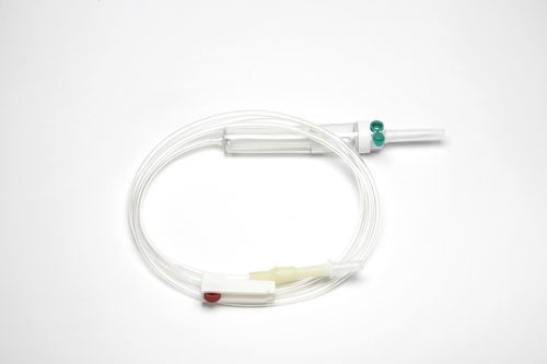输血器 - T1 series - Adriamed Srl - 聚氯乙烯 / 带龙头阀 / 带滴水室