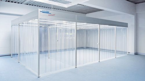 药品包装洁净室 - CleanFlowCell®  - SCHILLING ENGINEERING - 模块化 / ISO 6级 / 层流式