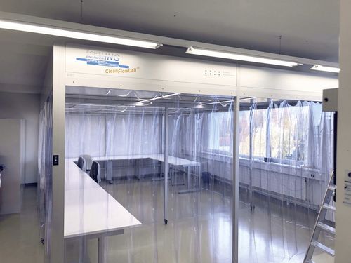 医疗洁净室 - CleanFlowCell® F15 - SCHILLING ENGINEERING - 模块化 / 集成式 / 软性内壁