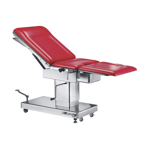 液压检查床 - MT400B - Ningbo Techart Medical Equipment - 可调高度 / 3分区式 / 粉色