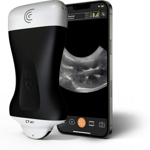 兽医超声波检查仪 / 手持式 - C7 HD3 Vet - Clarius Mobile Health - 多功能 / 小动物 / 触摸屏