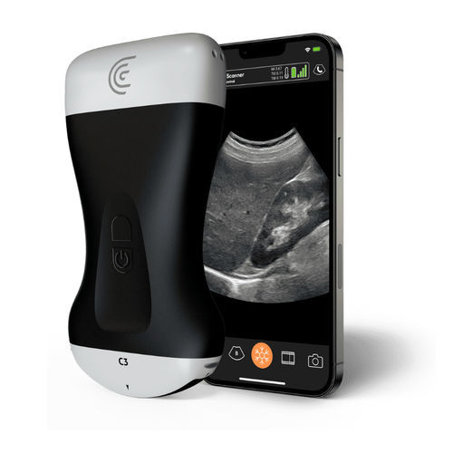 手持式B超机 - C3 HD3 - Clarius Mobile Health - 用于多功能超声检查 / 彩色多普勒 / 黑白