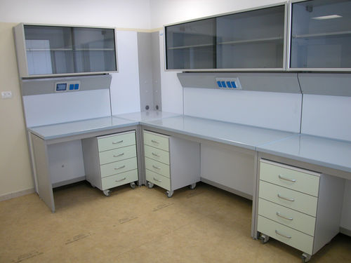 实验室工作台 - COM-Lab 1 - comfit s.r.l - 带收纳 / 模块化 / 壁挂