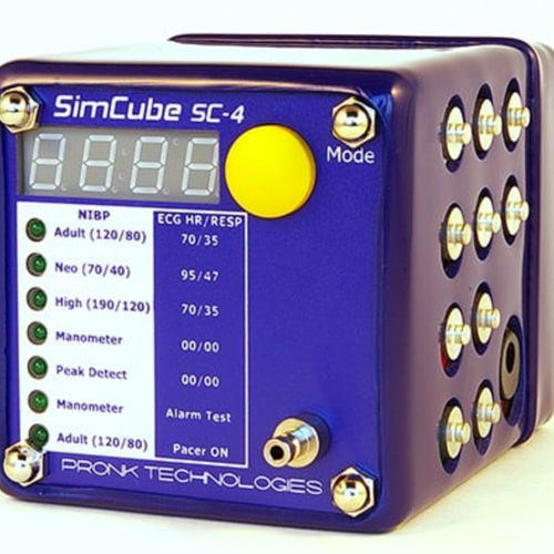 SpO2（血氧饱和度）模拟器 - SC-4 SimCube® - Pronk Technologies - ECG / PNI / 心跳频率