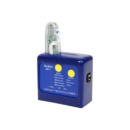SpO2（血氧饱和度）模拟器 - OX-1 OxSim® - Pronk Technologies - 心跳频率 / 一般护理 / 显示器