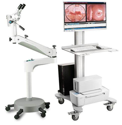 视频阴道镜 - KN-2200B - Kernel Medical Equipment Co., Ltd - 双目 / 推车式