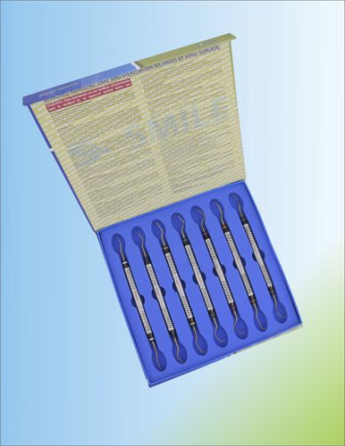 牙科刮匙 - SSI 786-233-11 - Smile Surgical Ireland Limited - Gracey / 双 / 加压加热