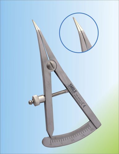 牙科卡尺 - SSI 786-4402-2 - Smile Surgical Ireland Limited - Castroviejo式 / 弯曲