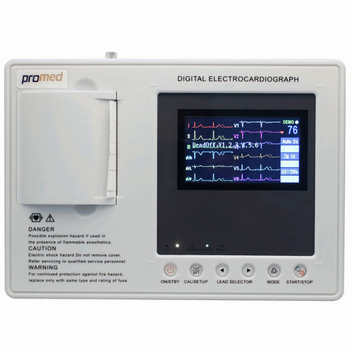 静息心电图仪 - ECG-103A - Promed Technology - 3通道 / 数字 / 带打印机