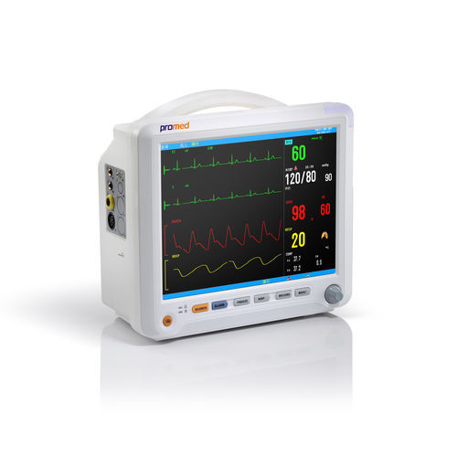 便携式病人监护仪 - pm-12 vet - Promed Technology - 紧凑型 / ECG / RESP