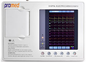 静息心电图仪 - ECG-103B - Promed Technology - 3通道 / 数字 / 带打印机