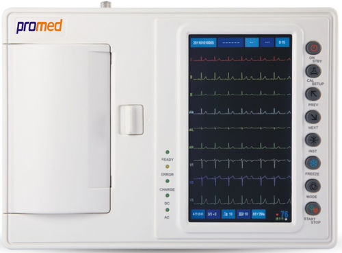 静息心电图仪 - ECG-T6 - Promed Technology - 6通道 / 数字 / 带打印机