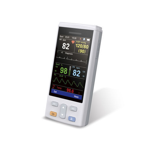 紧凑型生命体征监护仪 - PM-4 PLUS VET - Promed Technology - 手持 / 温度 / ECG
