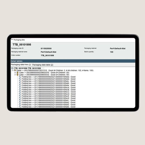 医疗控制软件 - PAS-X Track & Trace - Körber Pharma - 测试 / 带跟踪系统 / 生产