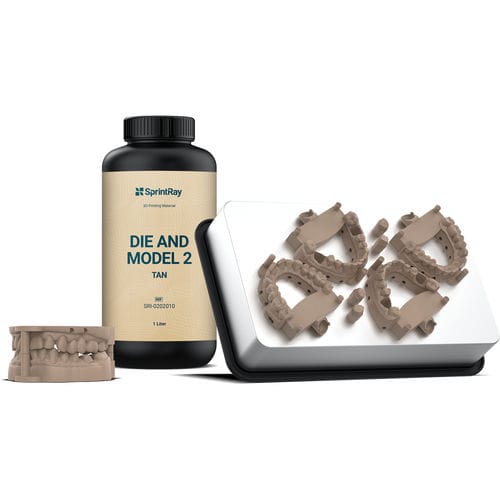 树脂材质牙科材料 - Die and Model 2 Tan - SprintRay - 用于3D打印 / 模型制作 / 生物相容性