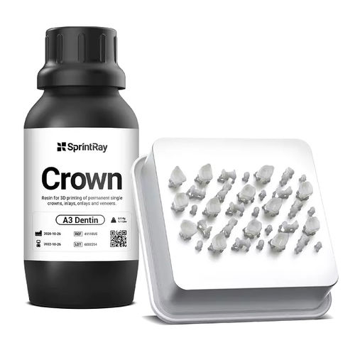 树脂材质牙科材料 - SRI-0205042 - SprintRay - 用于牙冠 / 用于牙嵌 / 用于牙齿填补物