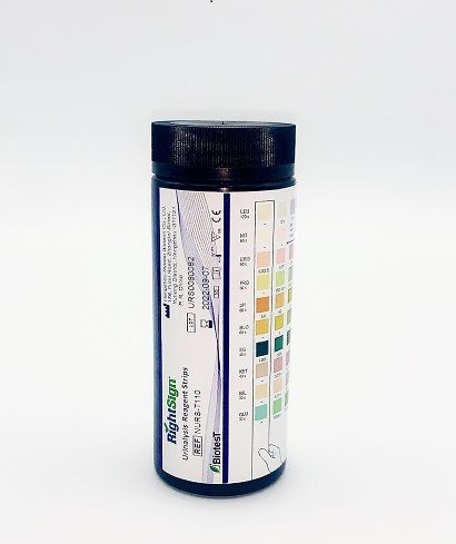 多参数试剂带 - NURS-T11 - Hangzhou Biotest Biotech Co. Ltd. - 尿液分析 / 蛋白质 / 血酮体