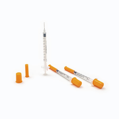 胰岛素注射器 - Shandong Wuzhou Medical Equipment - 0.5毫升 / 橡胶 / 不锈钢