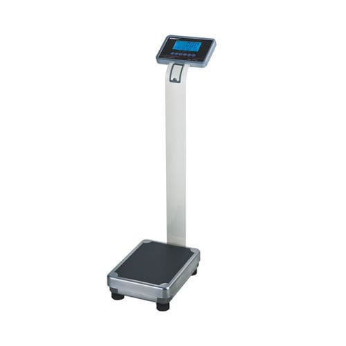 电动人体秤 - TCS-200LMA-2 - Zhongshan Jinli Electronic Weighing Equipment Co., Ltd - 立柱式 / LCD显示 / 带有测身高杆