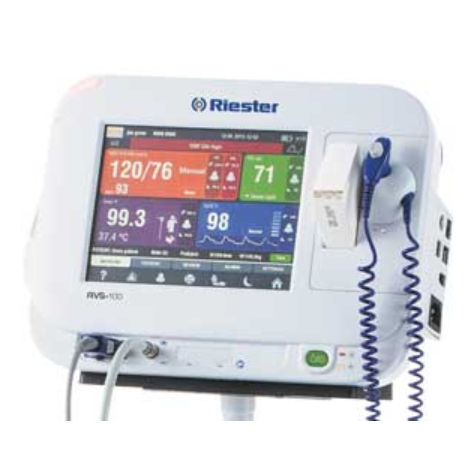 紧凑型多参数监护仪 - RVS-100 - AMD Global Telemedicine - 模块化 / 温度 / 血压