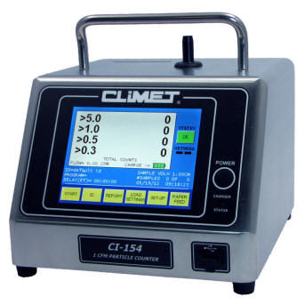 便携式粒子计数器 - CI-x5x Series - CLIMET INSTRUMENTS COMPANY - 用于制药业 / 4通道 / 电池驱动