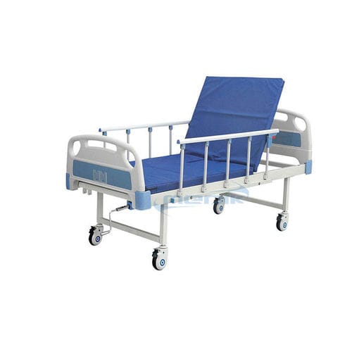 医院病床 - YA-M1-1 - Zhangjiagang Medi Medical Equipment - 手动 / 高度固定 / 带滑轮