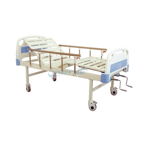 医院病床 - YA-M2-6 - Zhangjiagang Medi Medical Equipment - 手动 / 高度固定 / 带滑轮